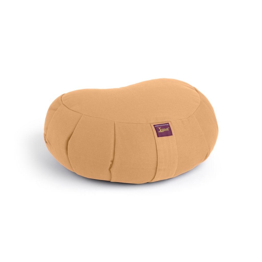 Zafu Cushion - Crescent/Heart Shape Cotton Filled - 1pc - Yogavni