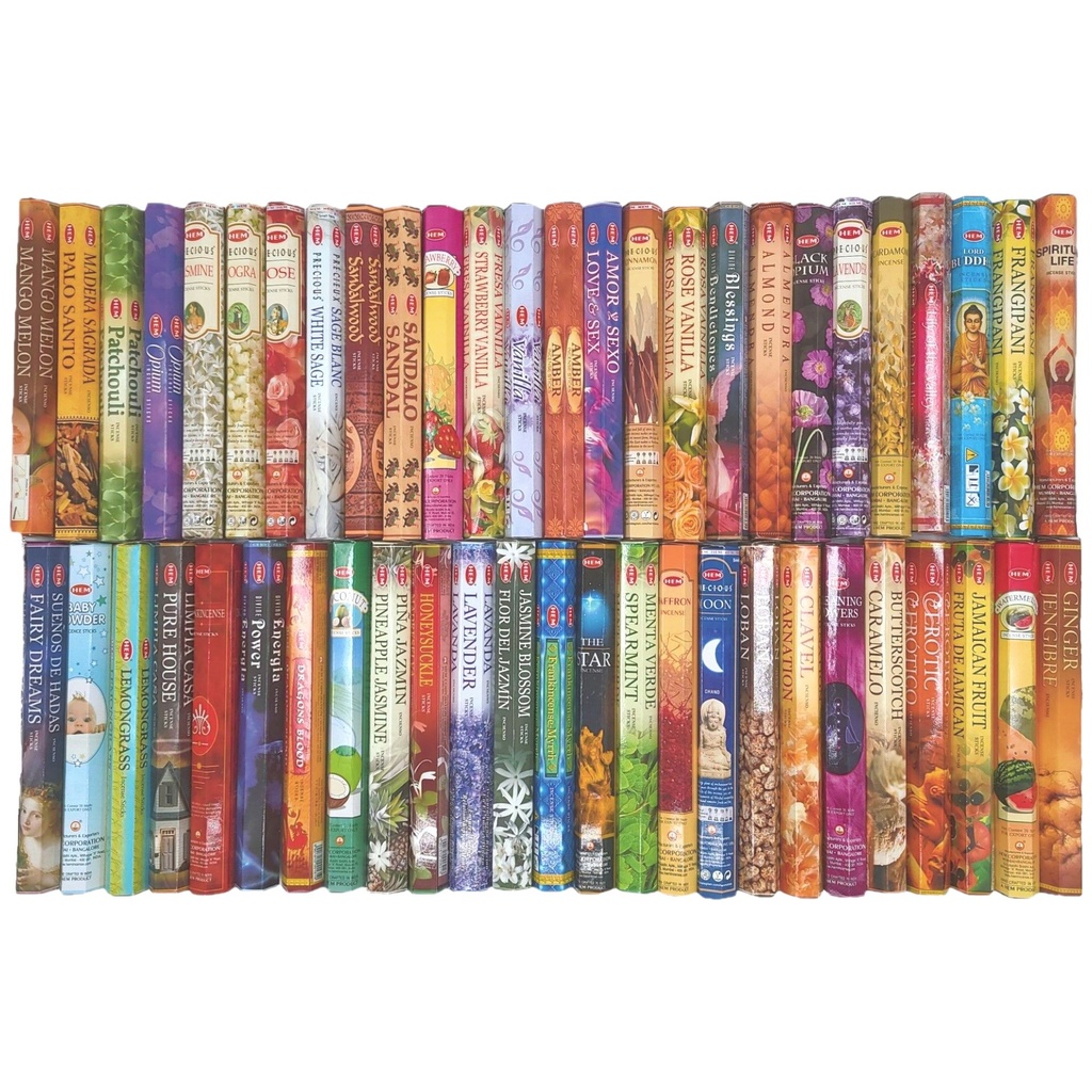 Incense Pack - HEM | Surprise 15 Variety | Adjustable Burner | 15pc