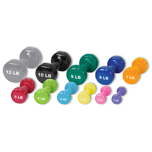 Dumbbells - Vinyl Coated - 2pc - IBF